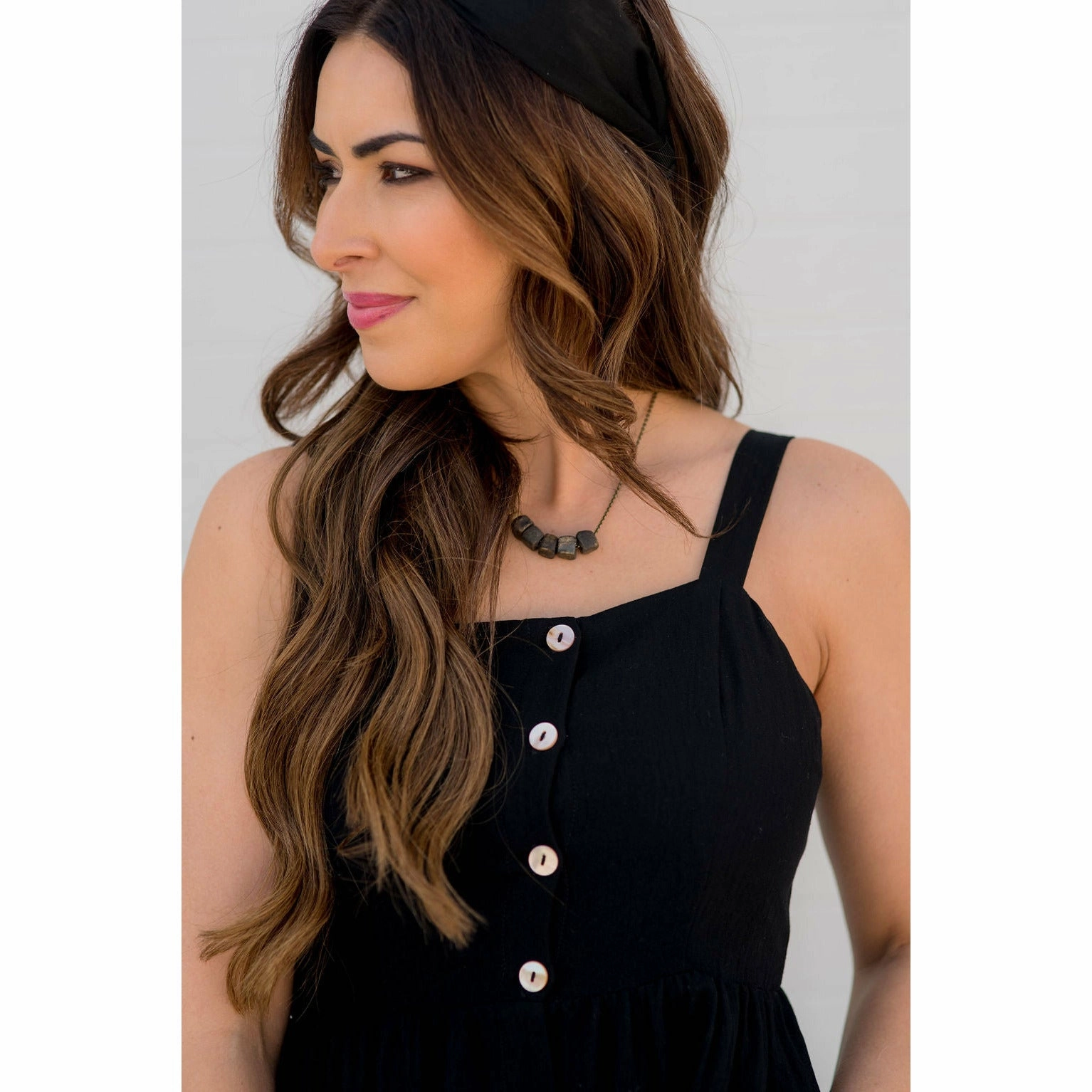 Sharp Style Button Down Pocket Tank Dress