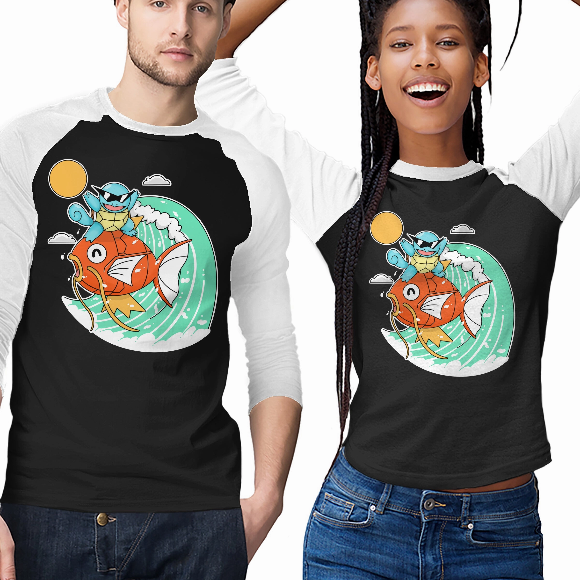 Squirtle Takes The Wave Moisture wicking Quick Dry Comfort