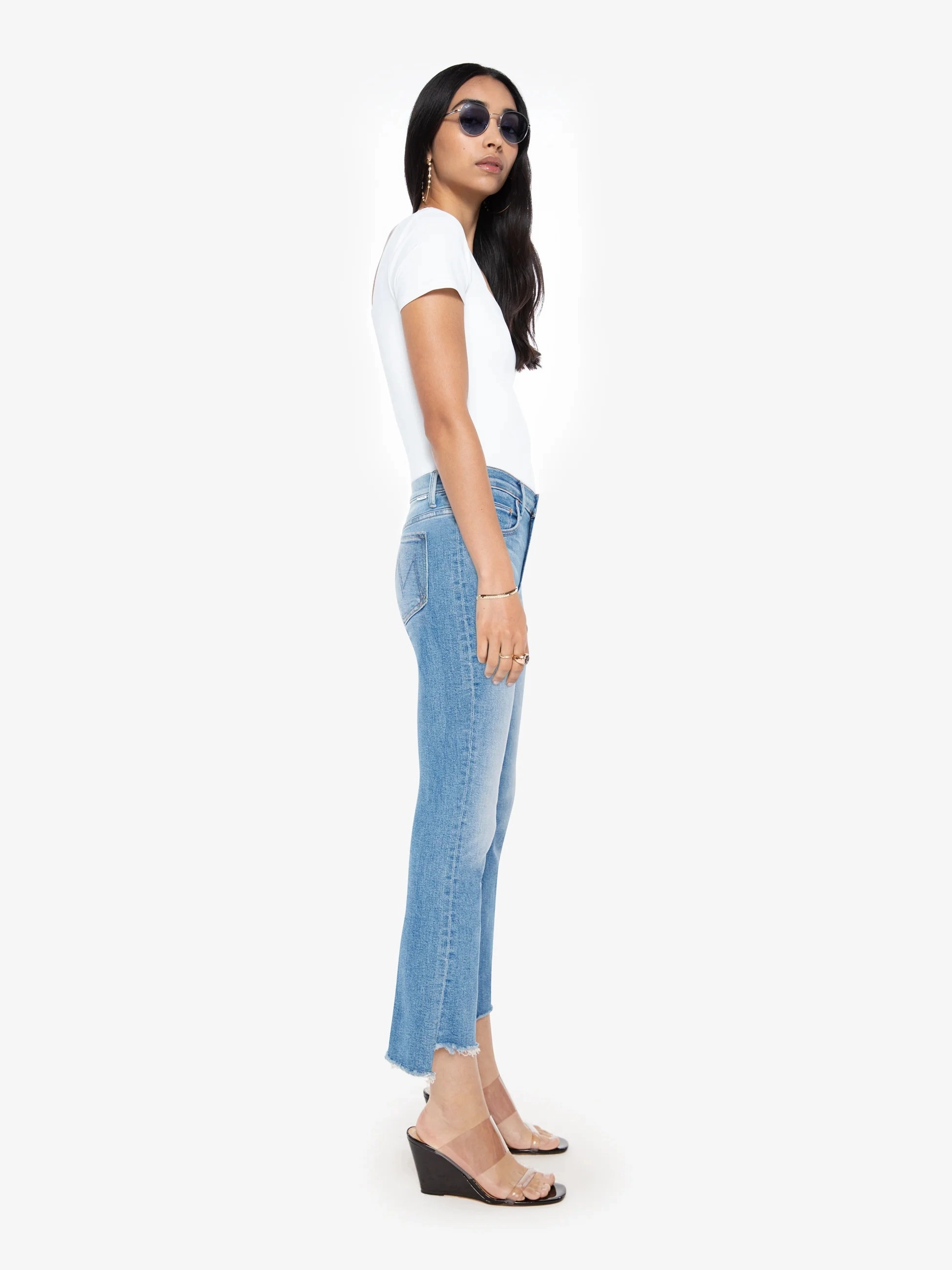 The Insider Crop Step Fray Style Essential Eco Friendly Denim