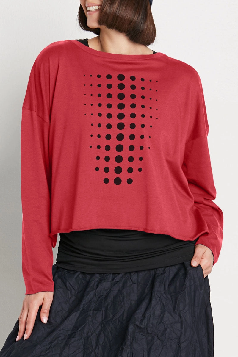 Cozy Vibe Pullover Planet Dot Mini Boxy T