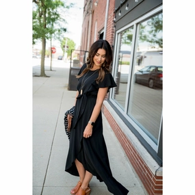 Flutter Wrap Maxi Stylish Silhouette