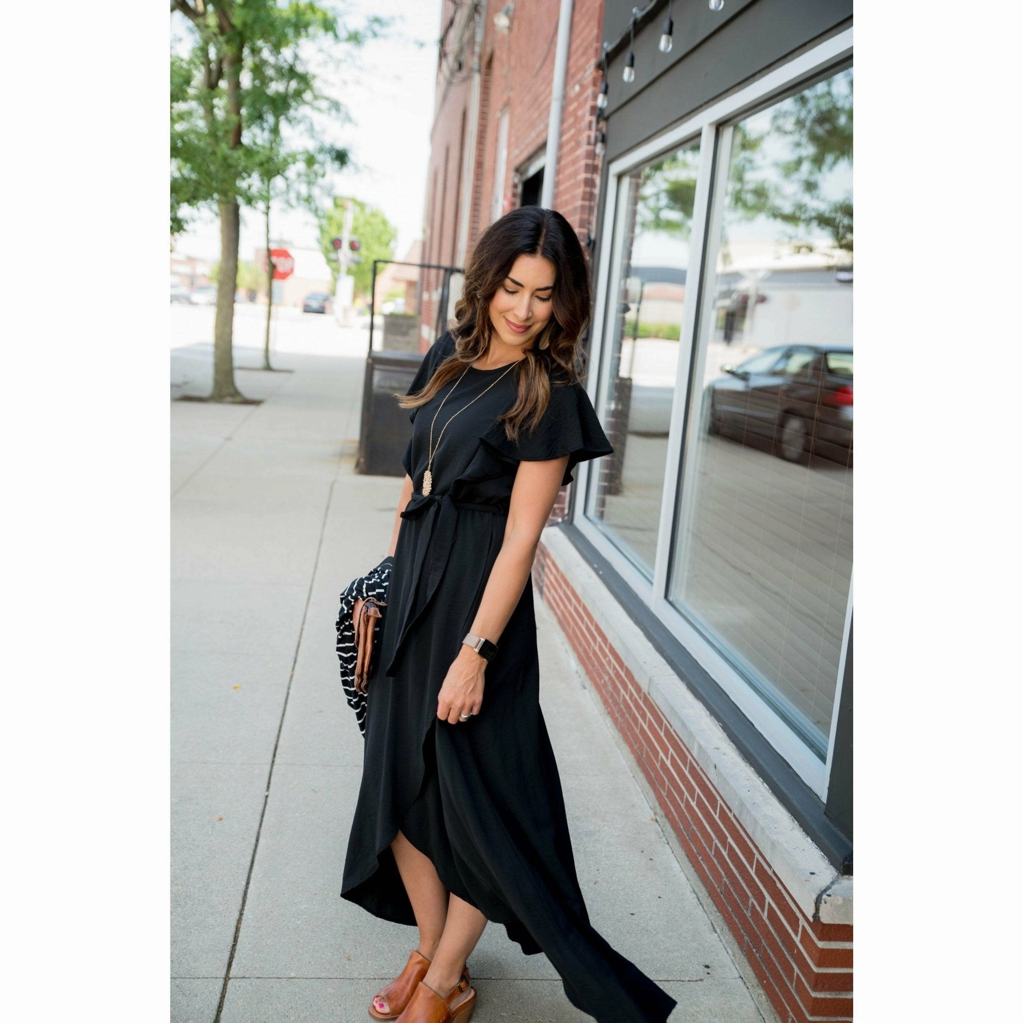 Modest Look Flutter Wrap Maxi