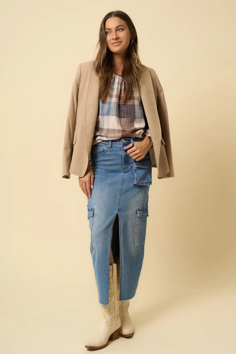 Graceful Look SUPER MAXI CARGO SKIRT