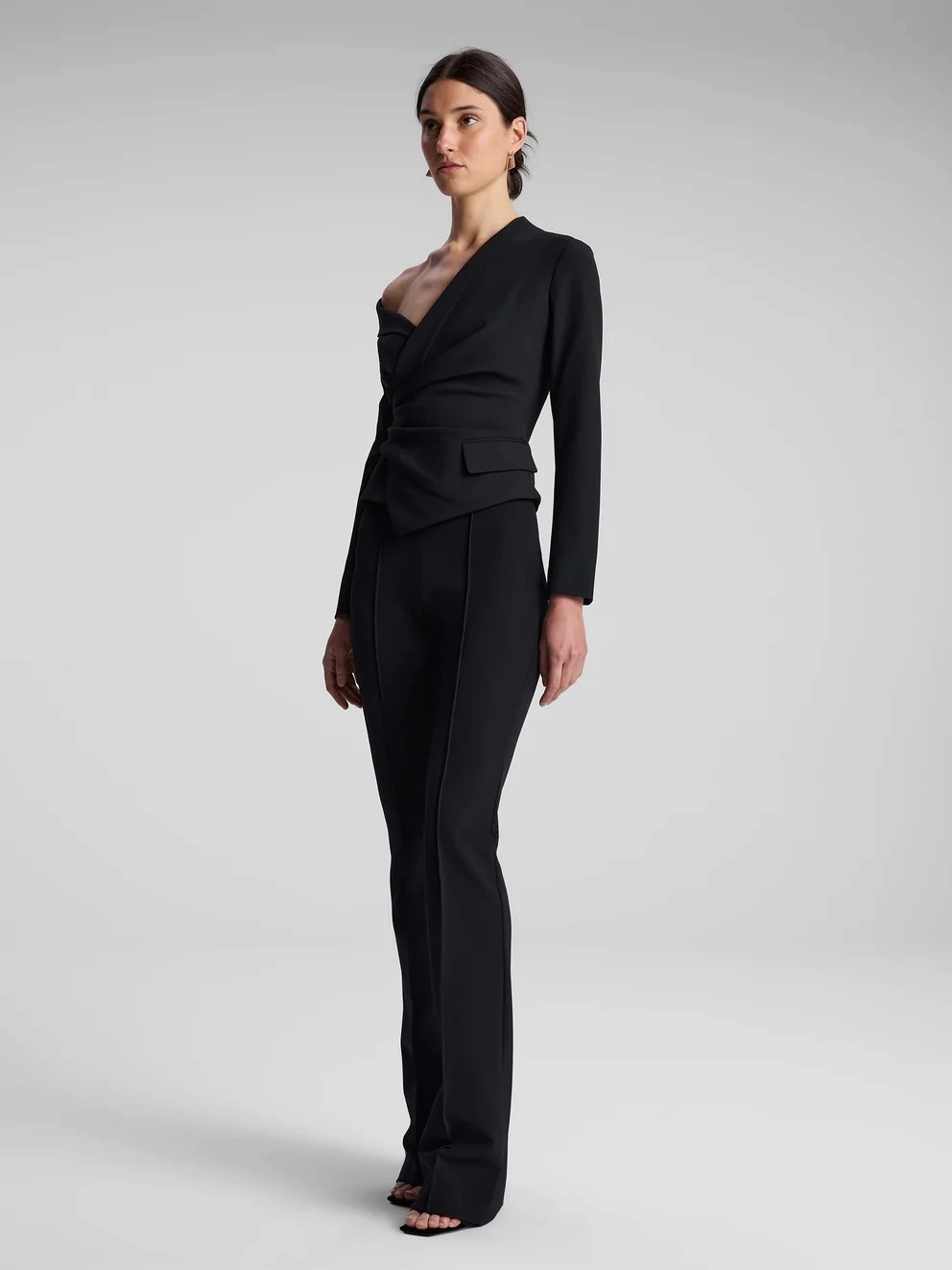 Ventilated Mesh Panels WrinkleResistant Fabric Skyla Top