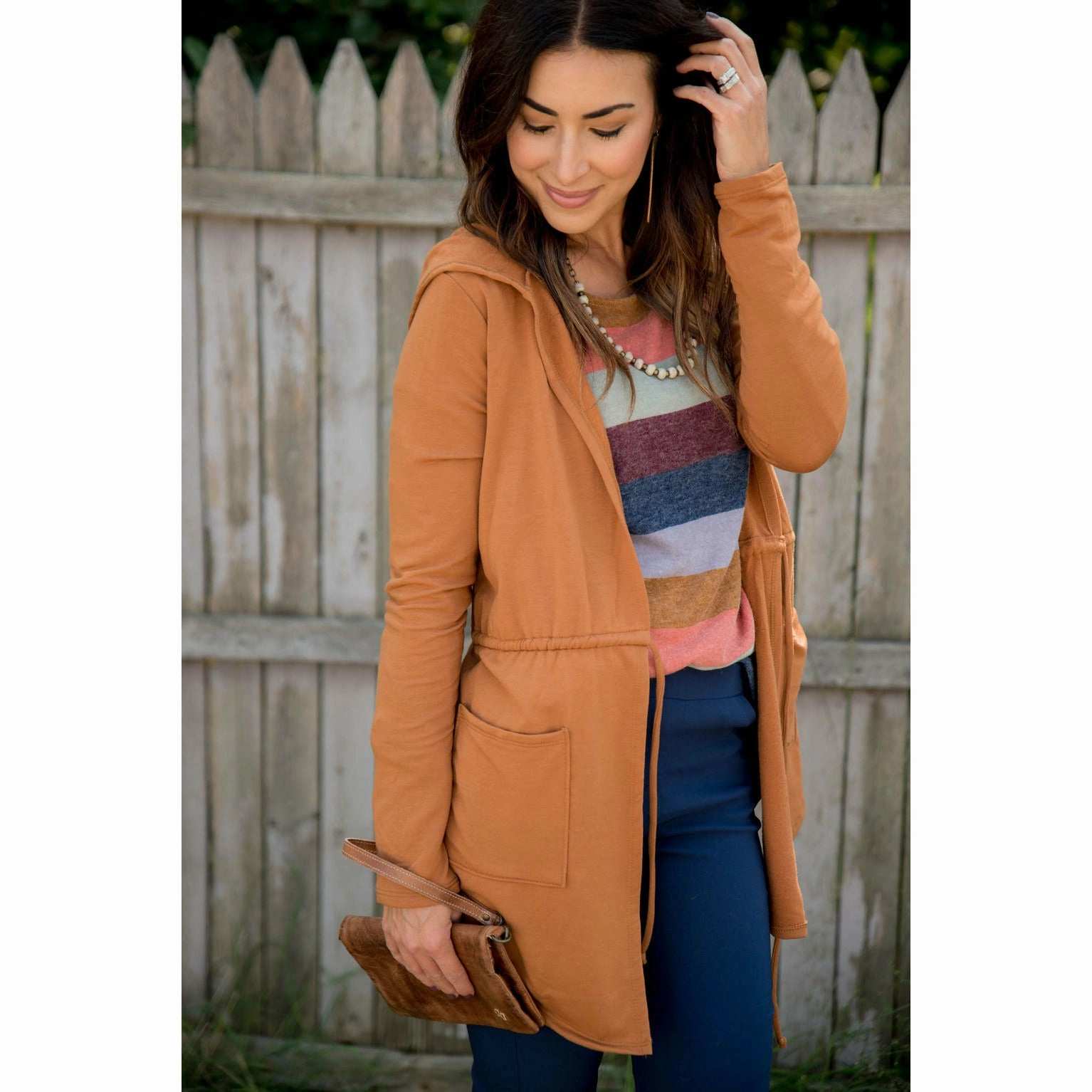 Sweatshirt Tie Jacket Multi Directional Stretch