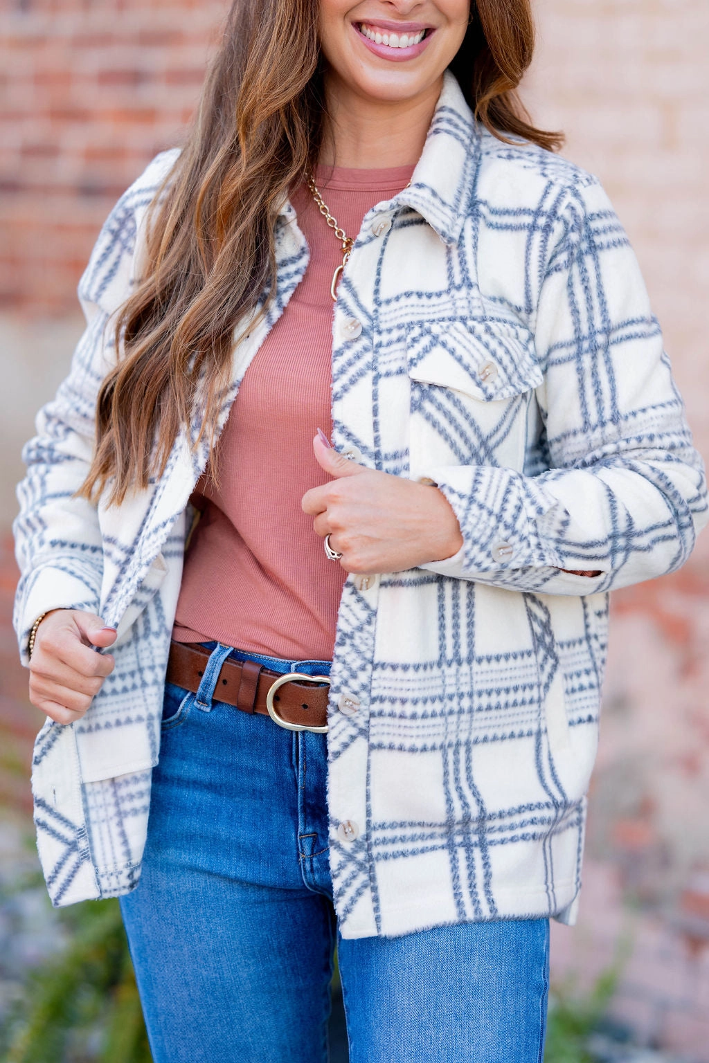 Eco Friendly Material Fade Resistant Dye The Frosted Trails Shacket