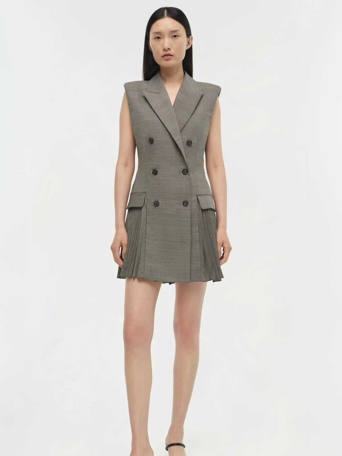 Low Key Elegant Finish Tanaka Mini Blazer Dress