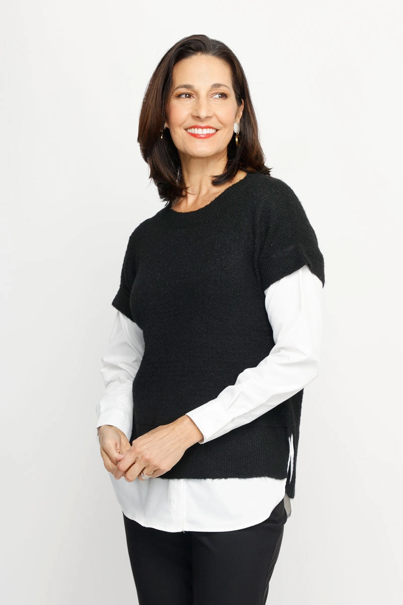 Ten Oh 8 Combo Sweater Vest & Shirt Durable Reinforced Elbows