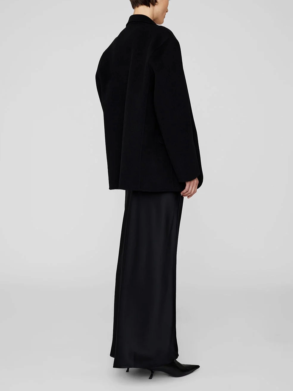 Bar Silk Maxi Skirt Multi Purpose Fabric Sleek Styling