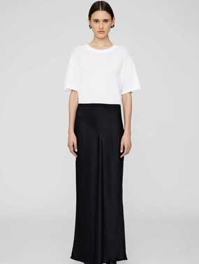 Bar Silk Maxi Skirt party look