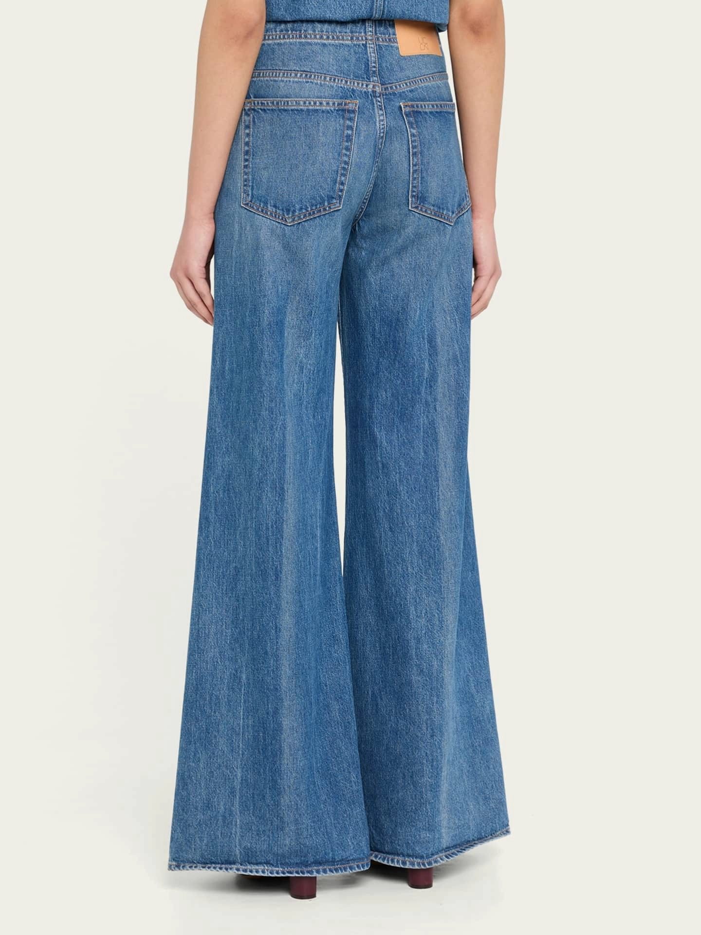 Party Look Modern Minimalist Daily Clothing The Bianca Wide-Leg Jeans