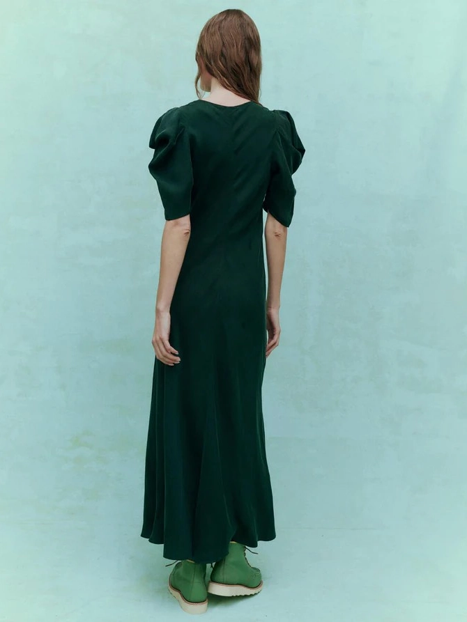 The Century Dress Texture Soft Vibrant color dress