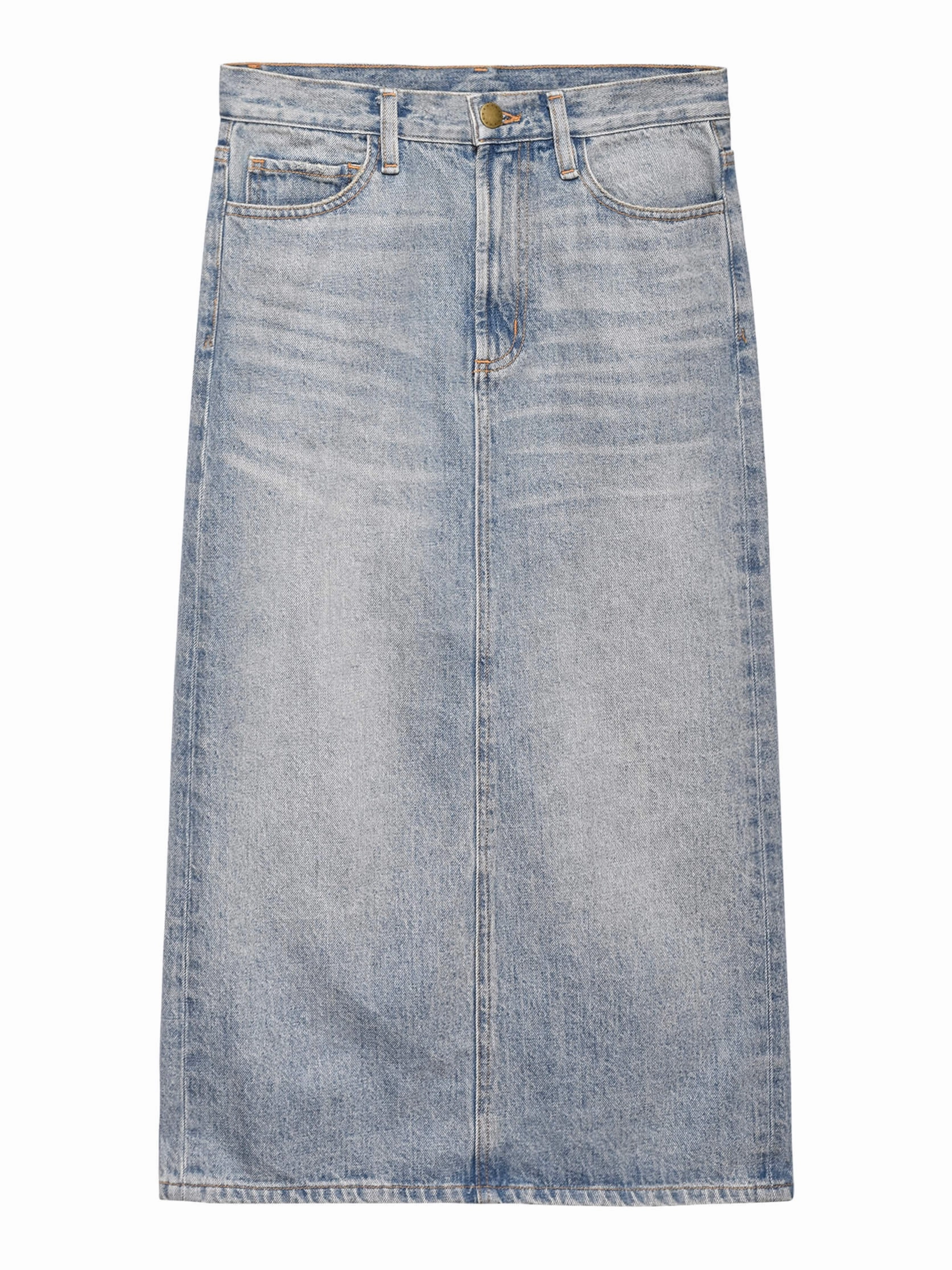 Street Edge Minimalist Layering The Column Skirt