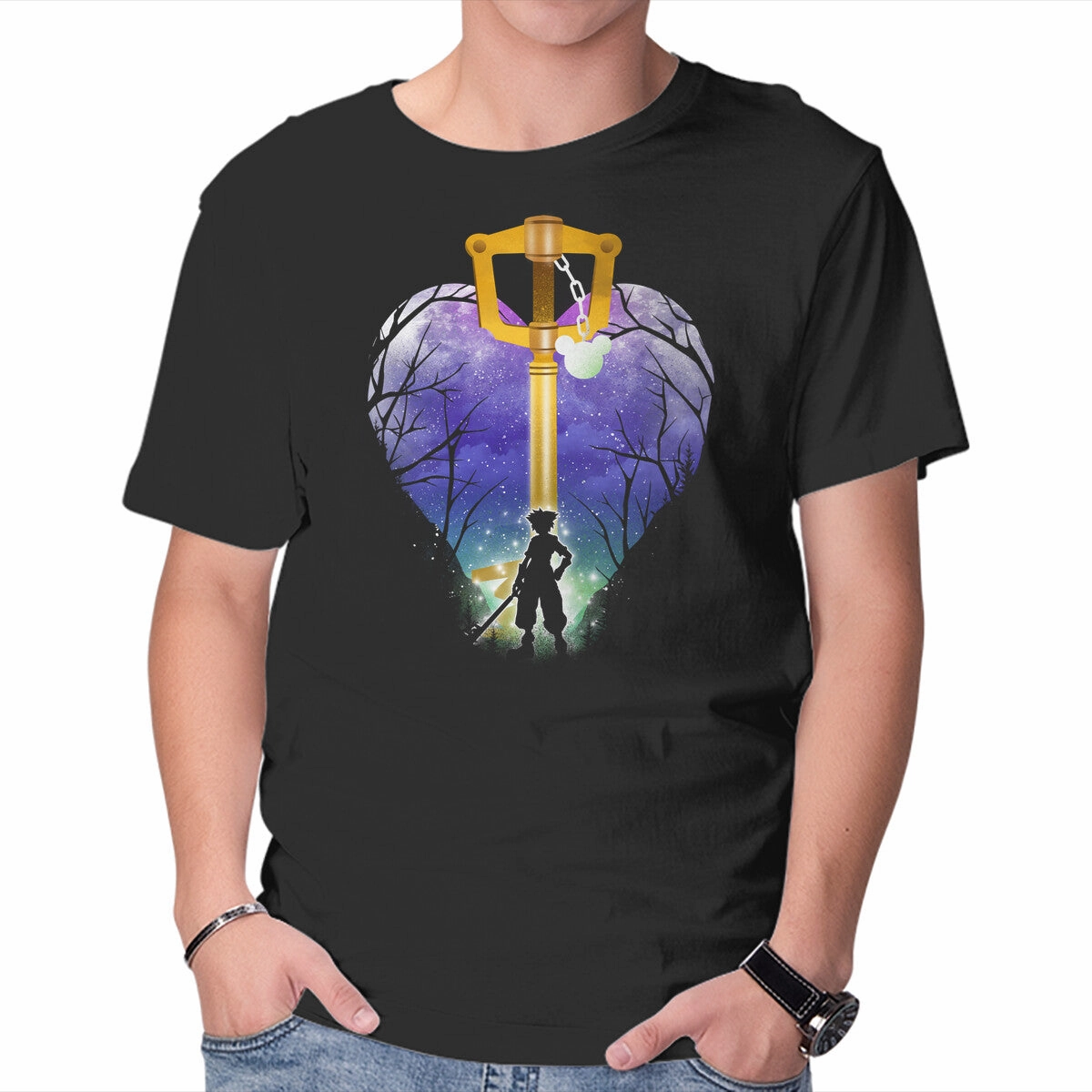 The Keyblade Round neck simplicity Daily Style