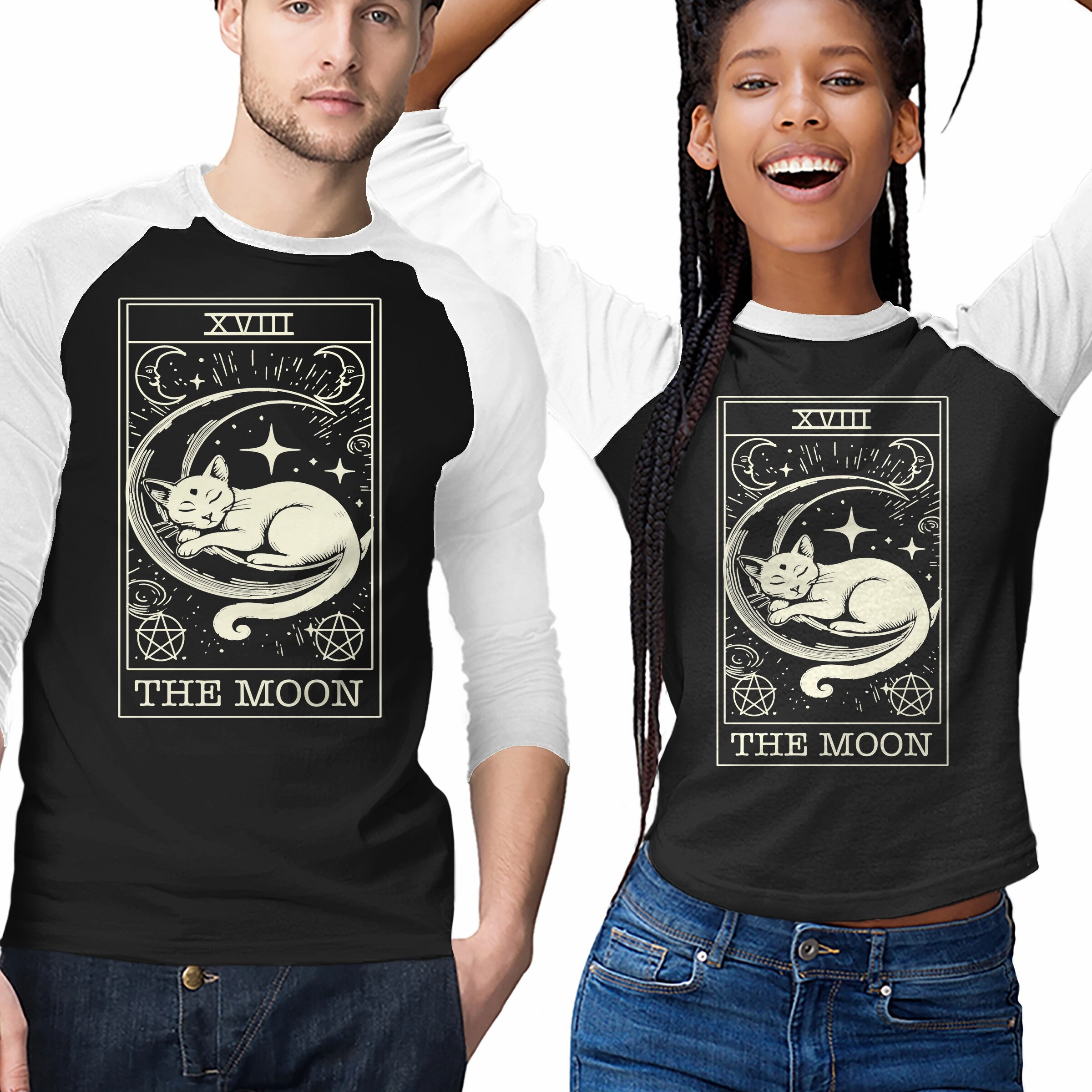 The Moon Tarot Card Relaxed Fit Trendy Wearable
