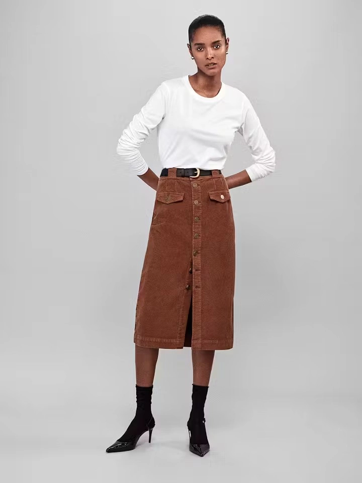 Lightweight texture The Penelope Skirt