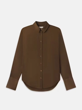 The Standard Shirt Double Layered Hem Reinforcement Zero Waste Production Label