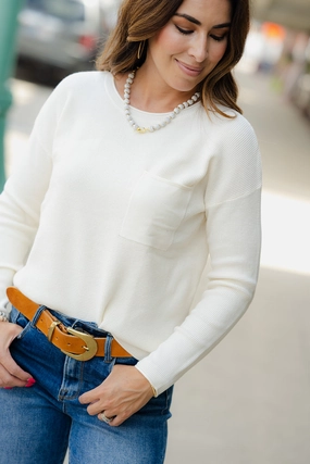 Breathable Flex Thermal Pocket Accented Sweater