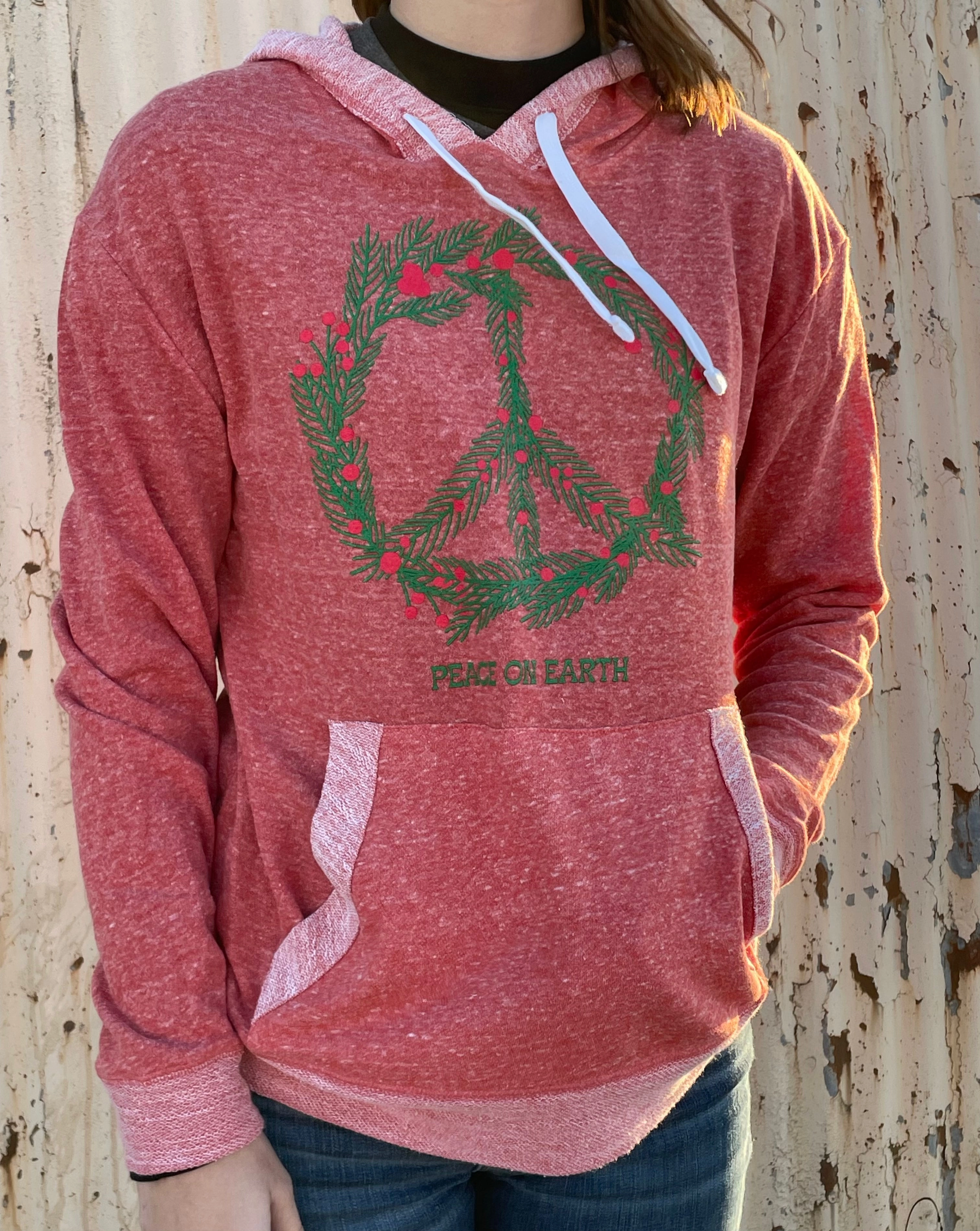 Peace on Earth Sweatshirt Active Performance
