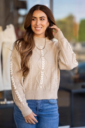 Threaded Sweater Trendy Design