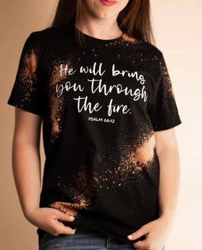 Through The Fire Tee graduation