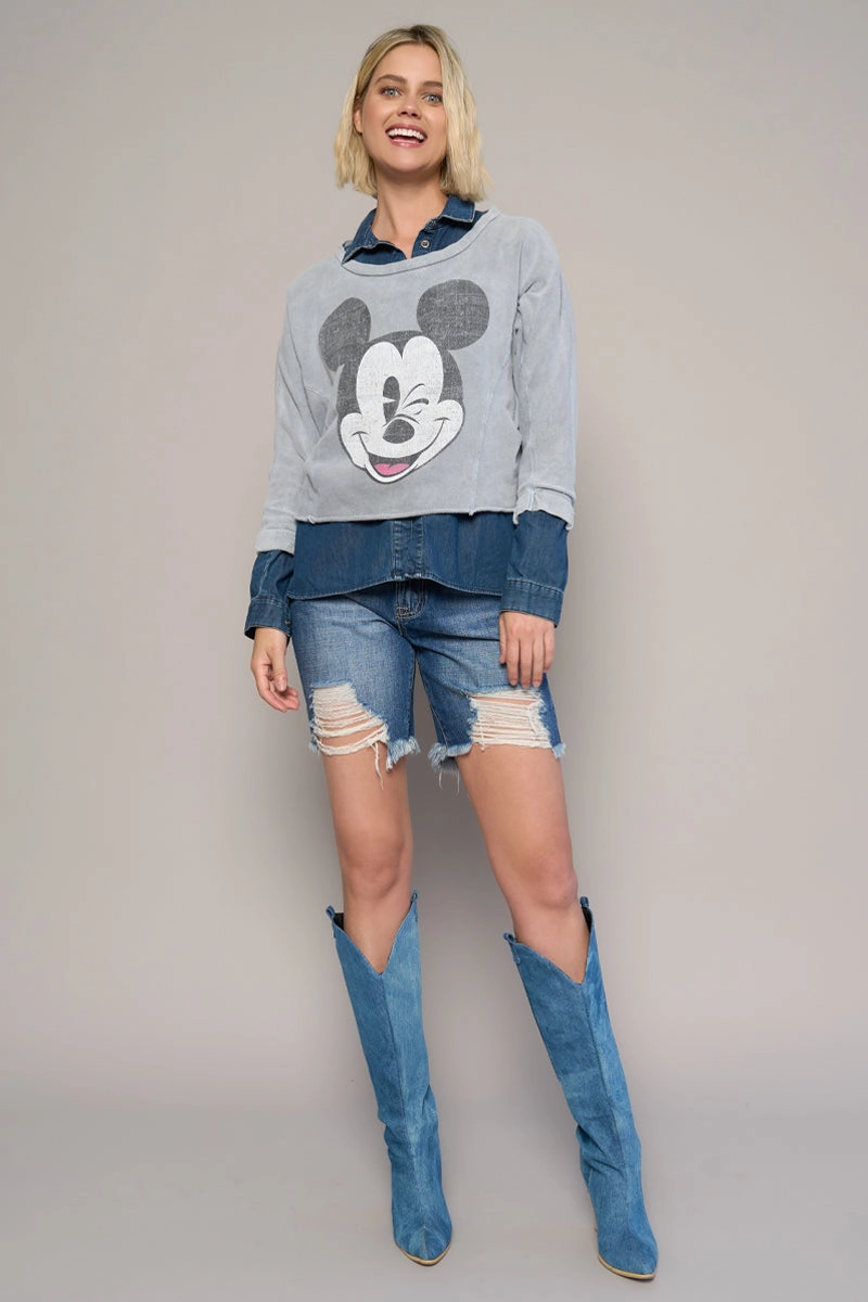 Fair trade Gothic style Touch Me Softly High Rise Bermuda Shorts