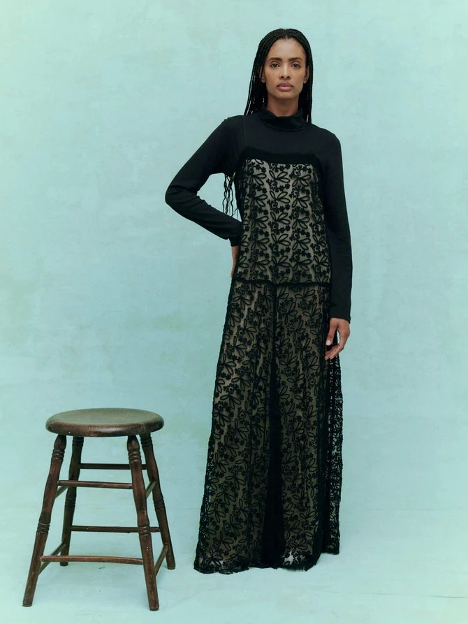 Warm Pink Fresh Flow The Grace Dress