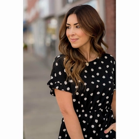 Classic Move All Season Pretty in Polka Dots Dress