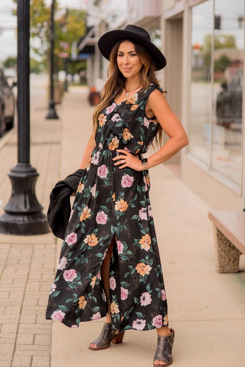 Timeless Floral Maxi Flare Breeze