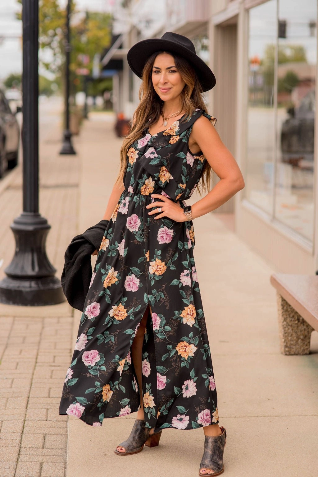 Nature Inspired Perfect Layering Timeless Floral Maxi