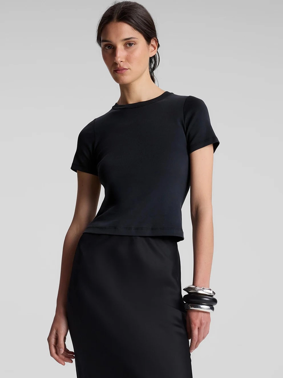 Paloma Tee Butter Soft Handfeel Weighted Hem