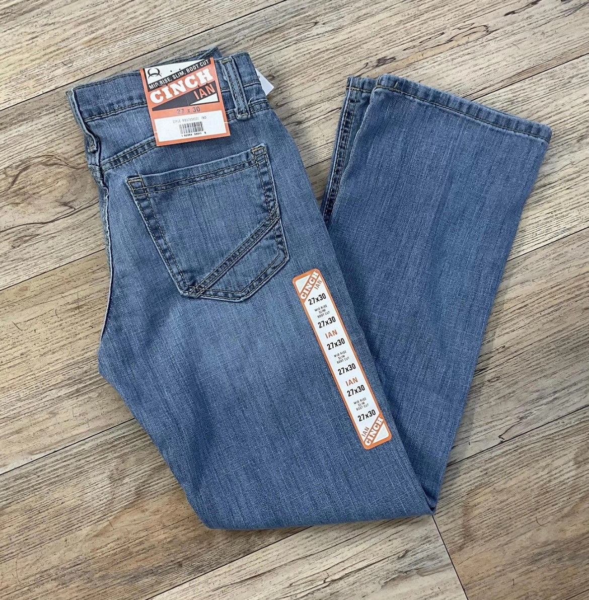 Travel Essential Chill Outfit Spring Mood Cinch Men's Ian Jeans- Light Stone Wash