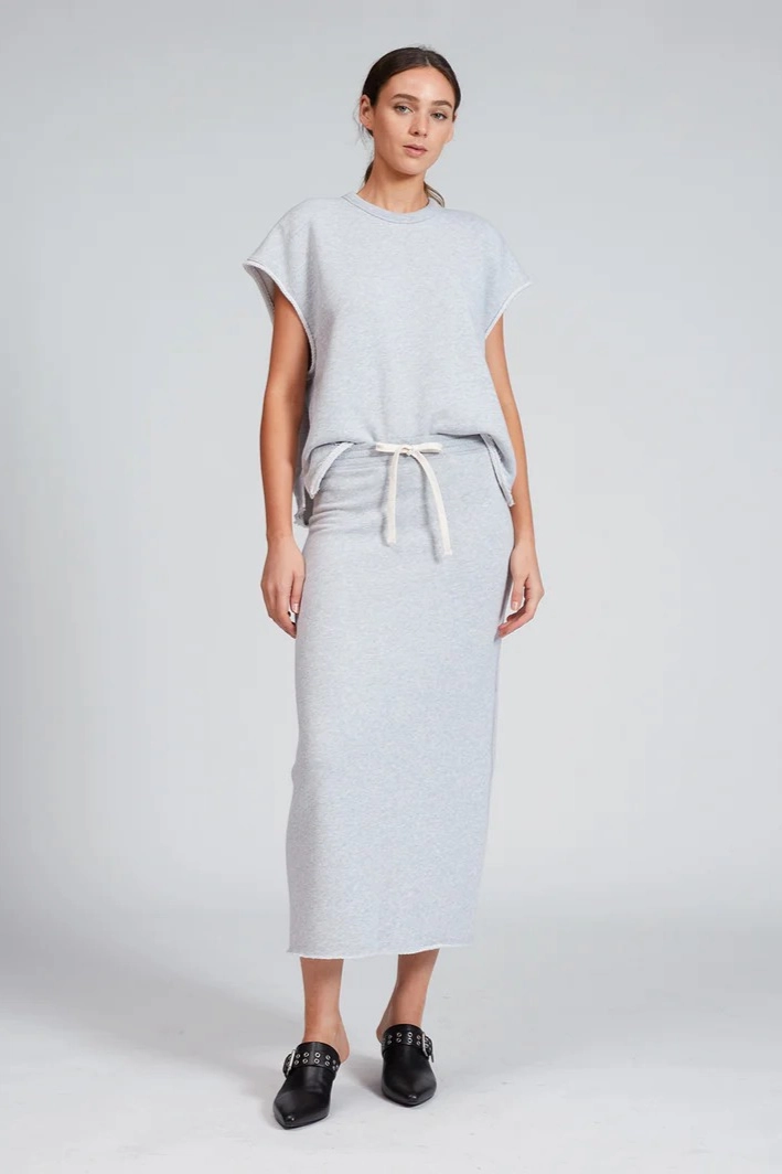 Vintage Terry Skirt lace accents