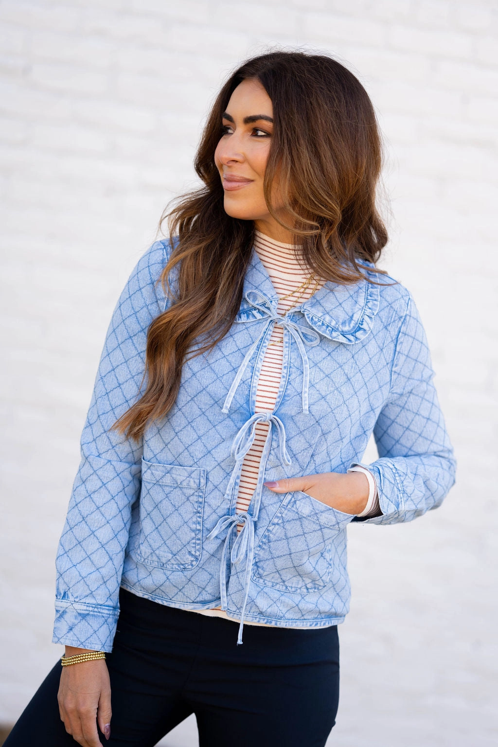 Wind Blocking Fabric Eco Friendly Dyed Fabric Something Blue Jacket