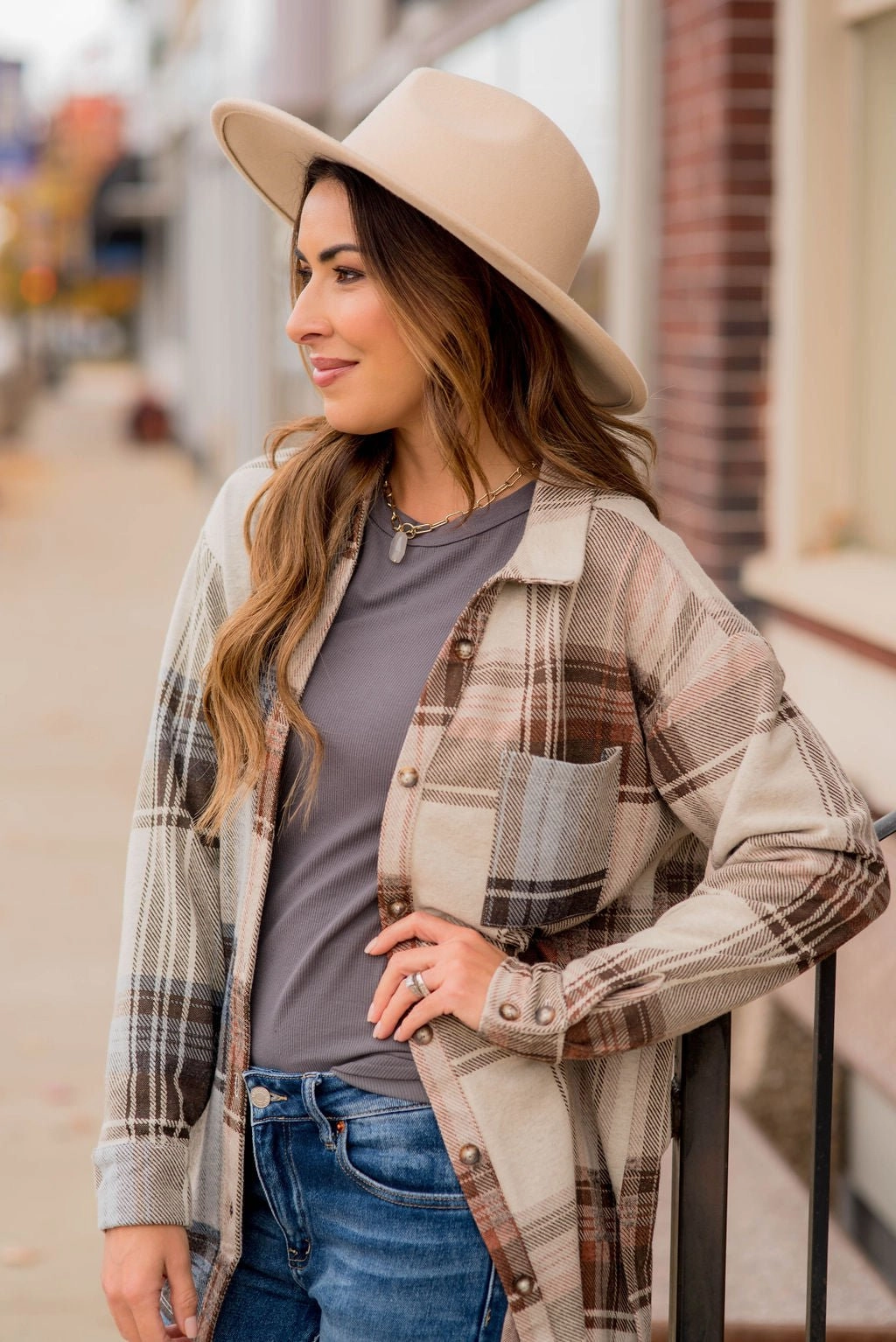 ReinforcedStressPoints Airflow Ventilation Wishful Thinking Plaid Button Up