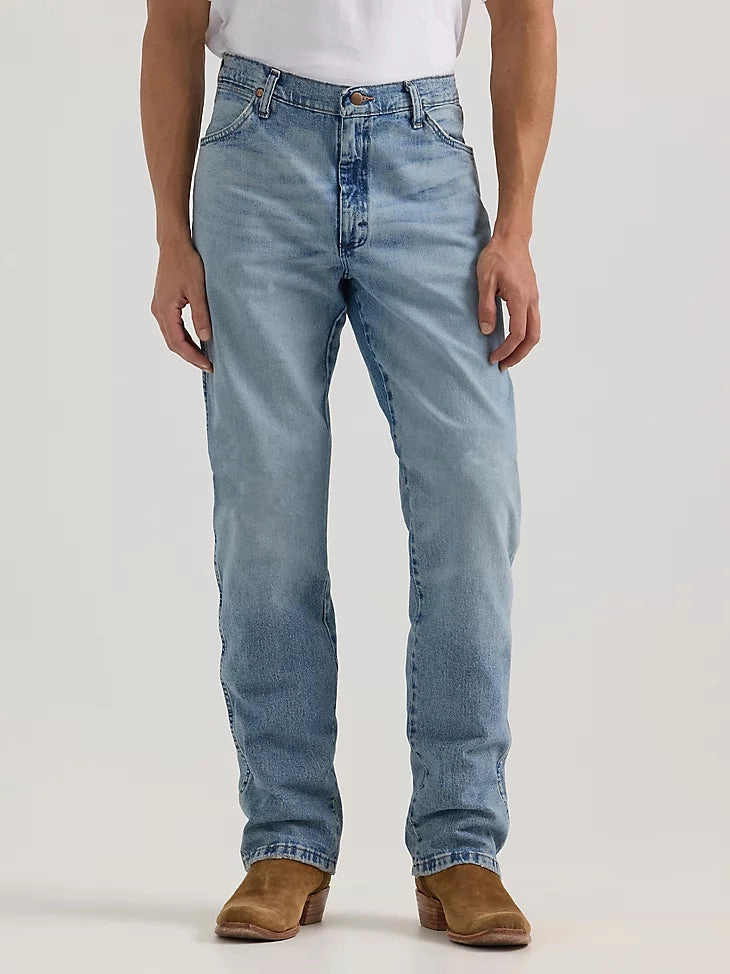 Cool Outfitters Holiday Vibes Work Ready Wrangler Men's Cowboy Cut Jean-Tobbaco Road