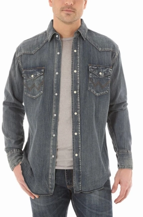 Short Sleeve Must-Have Item Wrangler Mens Authentic Cowboy Cut Work Shirt