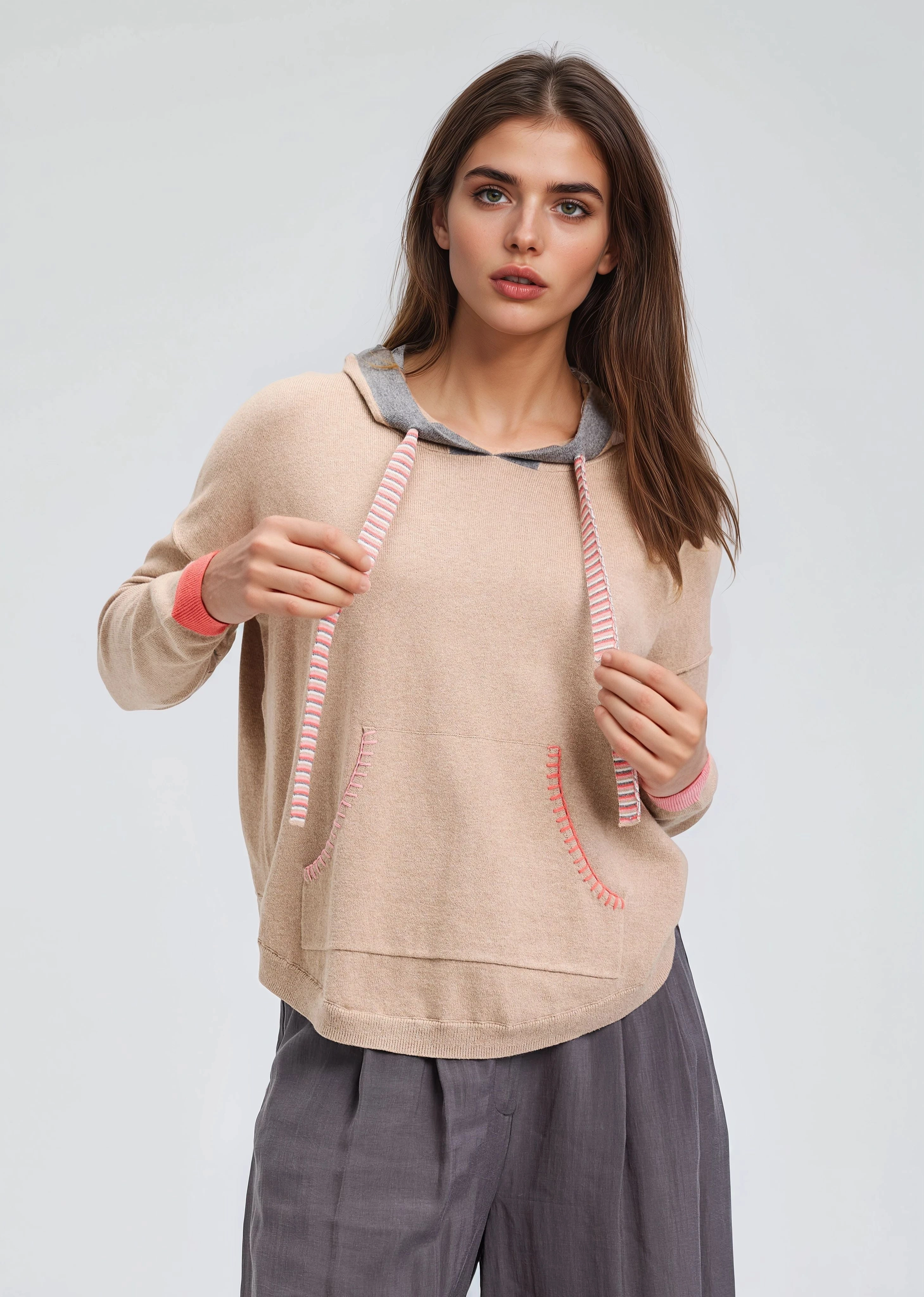 Zaket & Plover Joey Pocket Hoodie Cold Weather Look Sport Performance Fit