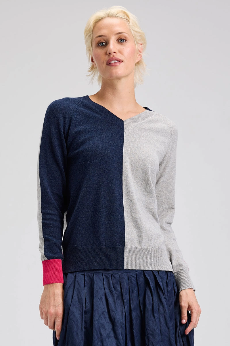 Zaket & Plover Split Sweater Effortless Comfort Wear
